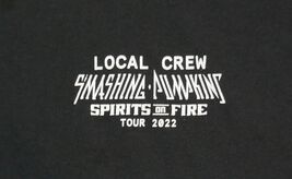 Smashing Pumpkins 2022 Spirits on Fire Tour Local Crew XL T-shirt - $34.99