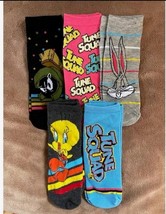 Looney Tunes Space Jam 5pk Womens Ankle Length Socks- NEW - $11.88