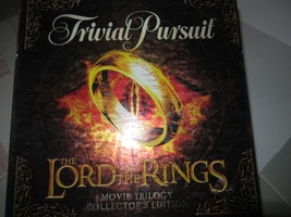 Trivial Pursuit Lord of the Rings 2003 Collectors Edition (incomplete) - £10.34 GBP