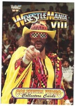1993 WWF Coliseum Video WrestleMania VIII Card Macho Man Randy Savage - £6.89 GBP
