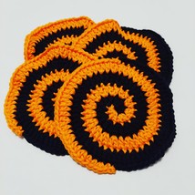 Cotton Crochet Spiral Coasters (Set of 4) - £19.75 GBP
