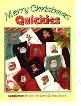 Leisure Arts Merry Christmas Quickies Supplement Vintage Cross Stitch Patterns - $7.61