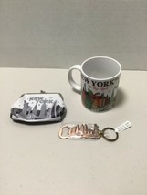 New York Bundle Mug,key Chain,&amp; Coin Purse - £7.91 GBP