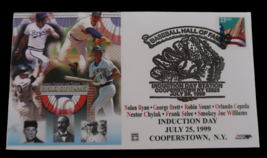Vtg 1999 Baseball Hall of Fame Induction 7/25/99 USPS Stamp HOF Ryan Bre... - £15.68 GBP