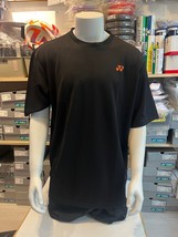 YONEX 23SS Unisex T-Shirt Sports Badminton Casual Black [110/US:L] NWT 231TS047U - £29.65 GBP