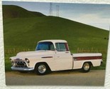 1957 White Chevrolet Cameo Pickup Truck Photo Fridge Magnet 3.5&quot;x2.75&quot; NEW - £2.83 GBP