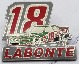 Bobby Labonte Interstate Battery #18 Nascar Grey and Red Racing Hat Pin - £7.73 GBP