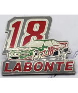 Bobby Labonte Interstate Battery #18 Nascar Grey and Red Racing Hat Pin - £7.88 GBP