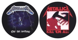 Metallica Ride The Lightning + Kill Em All Dj Turntable Twin Slipmat Pack Sealed - £15.29 GBP