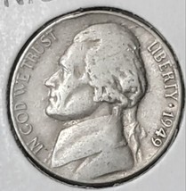 1949 Jefferson Nickel - Free Shipping  - £2.32 GBP