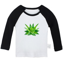 Nature Pattern Aloe Vera T shirts Newborn Baby T-shirts Infant Tops Graphic Tees - £7.88 GBP+