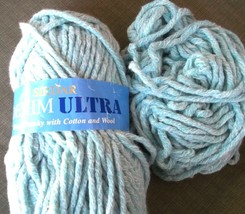 Mega Chunky Sirdar Denim Ultra Yarn 1.5 Skeins Acrylic Blend Color SH627 - $8.79