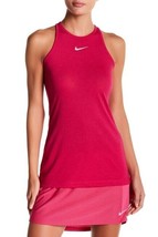 Nike Women&#39;s HeatheredRacerback Tank Red Knit - £20.54 GBP