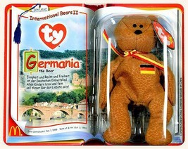 Germania Bear McDonalds Ty Teenie Beanie Baby 2000 International Bears II MINT - £12.78 GBP