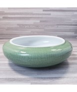 Green Fake Crazing Design Ceramic Flower Pot - £17.80 GBP