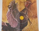 Vtg 1951 Turkey Target Lithograph Animal Field Face Archery NAA D. Danie... - $25.79