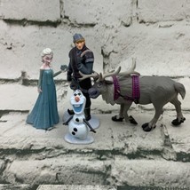 Disney Frozen Figures Lot of 4 Elsa Kristoff Sven Olaf - £9.38 GBP