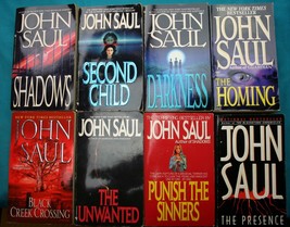 You Pick John Saul horror/chiller HOMING~DARKNESS~PRESENCE~UNWANTED~GUAR... - $5.10