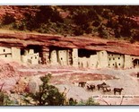 Cliff Dwellings Manitou Colorado CO and Pike&#39;s Peak UNP DB Postcard R11 - $4.42