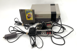 1985 Nintendo Entertainment System Console With Super Mario Brothers3 Ga... - $272.24
