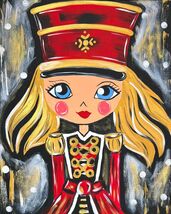 NEW- Mrs. Nutcracker Painting Kit - Paint Your Own - Hand-Drawn - Canvas... - $38.00