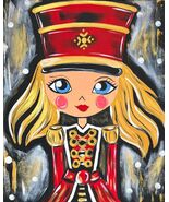 NEW- Mrs. Nutcracker Painting Kit - Paint Your Own - Hand-Drawn - Canvas... - $38.00