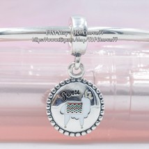 2020 Release 925 Sterling Silver Exclusive Peru Dangle Charm With Enamel Charm  - £14.22 GBP