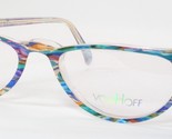 Vintage Von Hoff V-H ANIKA Multicolor Unique RARE EYEGLASSES GLASSES 50-... - $94.04