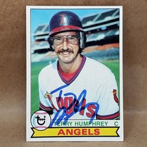 1979 Topps #503 Terry Humphrey SIGNED California Angels Auto Autographed Card - £2.35 GBP