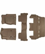 SMARTLINER Custom Fit Tan Floor Mat Set for 2015-2020 Chevrolet Tahoe/GM... - €174,92 EUR