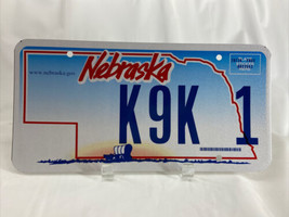 K9K 1 Vintage Vanity License Plate Nebraska Personalized Auto Man-Cave D... - £55.91 GBP