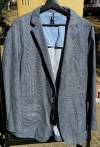 HUGO BOSS MENVIN Sport Coat NOSWT 44R Blue and White Regular Fit - $175.00