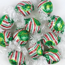 Lindt Lindor Peppermint Cookies Milk Chocolate Candy Bulk Bag Value Price Now!!! - £14.86 GBP+