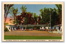 Robbins Nest Restaurant Thornton New Hampshire NH UNP Linen Postcard Y8 - $3.91