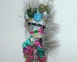 Handcrafted Dancing Kachina Bolo Tie Fur Beaded Vtg 90s - $18.77
