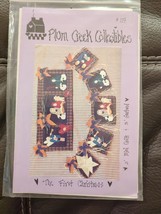 Plum Creek Collectibles The 1st Christmas Mini Quilt &amp; Garland Pattern Vtg 1994 - £7.45 GBP