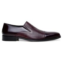 Belvedere Men's Shoes Italian Soft Deerskin ANDREO Burgundy image 2