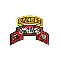 Long Range Surveillance 173rd ABN LRS Scroll Airborne Ranger Embroidered... - $29.95+