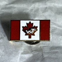 Canada Maple Leaf Canadian Flag Patriotic Country Enamel Lapel Hat Pin Pinback - £4.59 GBP