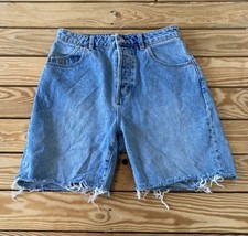 Rollas Women’s High Rise Cut Off Denim Shorts Size 28 Blue Sf7 - $49.40