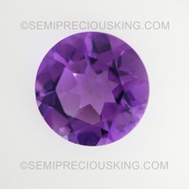 Natural Amethyst African Round Facet Cut 8X8mm Heather Purple Color VS Clarity L - £18.39 GBP