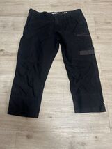 FXD WP-3 Pants Men's Size 38 Black Cargo Workwear DURA500 Utility Pockets - $25.01