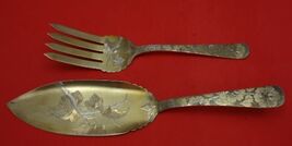 Pattern Unknown by J.E. Caldwell Sterling Fish Serving Set GW Brite-Cut ... - $1,295.91