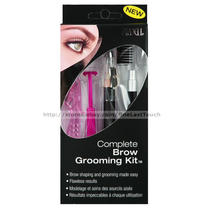 ARDELL* 4pc Complete BROW GROOMING KIT Shape Razor+Pencil+Comb FLAWLESS RESULTS - $8.02