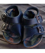 Very Nice Gently Used Child&#39;s Tatami Leather Sandals - Navy Blue - GDC -... - £19.45 GBP