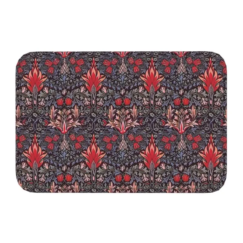 William Morris Doormat Anti-Slip Floor Door Mat Textile Pattern Rug Carpet  - $15.99