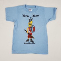 Vintage Norsk Flyers Stoughton WI  T-Shirt Kids 6-8 Single Stitch Deadst... - $16.95