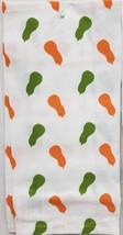 2 PRINTED THIN FLOUR SACK KITCHEN TOWELS (15&quot;x25&quot;) FALL, HELLO GOURD-GEO... - £8.55 GBP