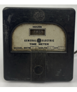 Vintage General Electric GE Time Meter Hourly Model 8KT8 Steam Punk Tele... - $26.72