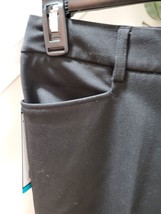 Hilary Radley Womens Black Pockets Zipper Front Dress Pants Size 18W - $28.00